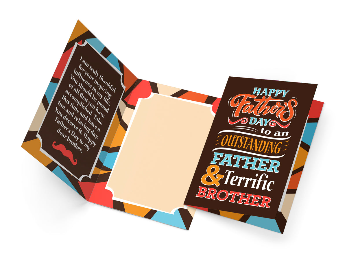 Father's Day Card For Brother — open-card