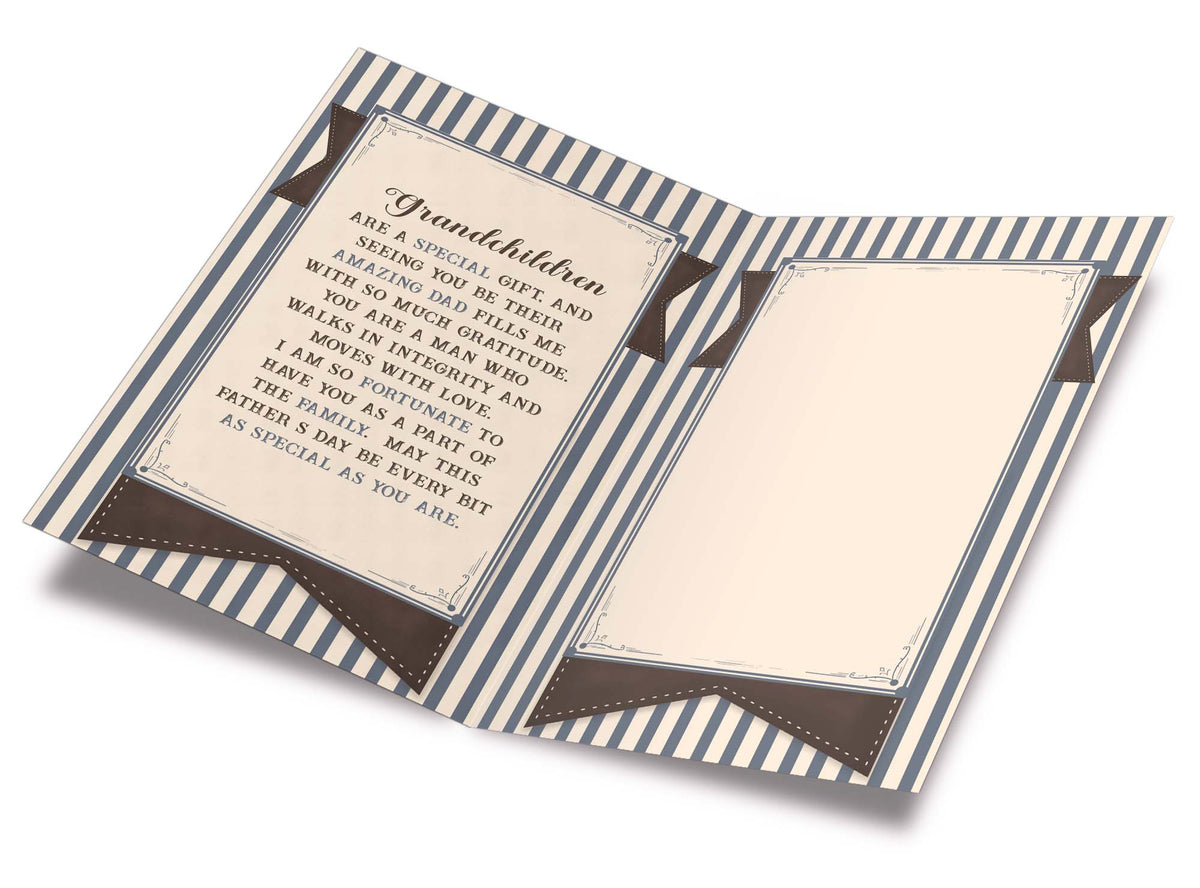Father's Day Card For Son In Law — open card inside