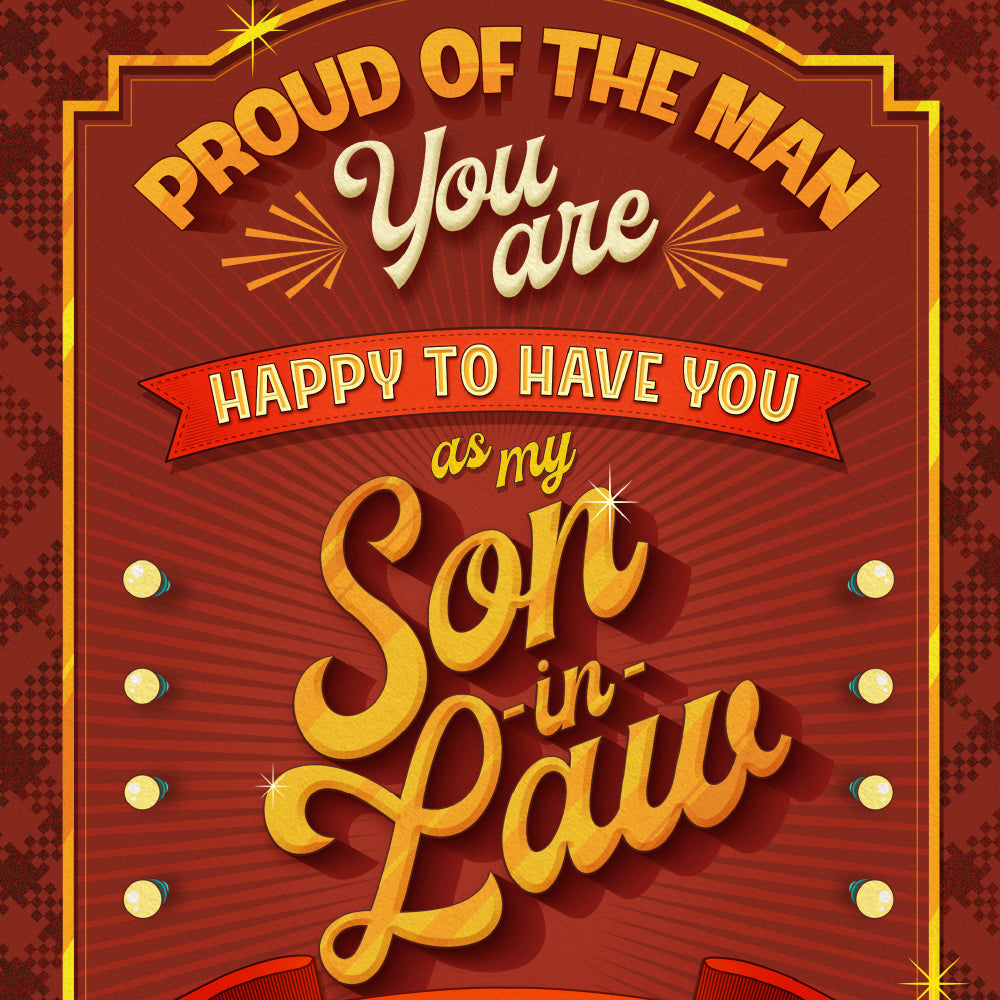 Son In Law Father's Day Card