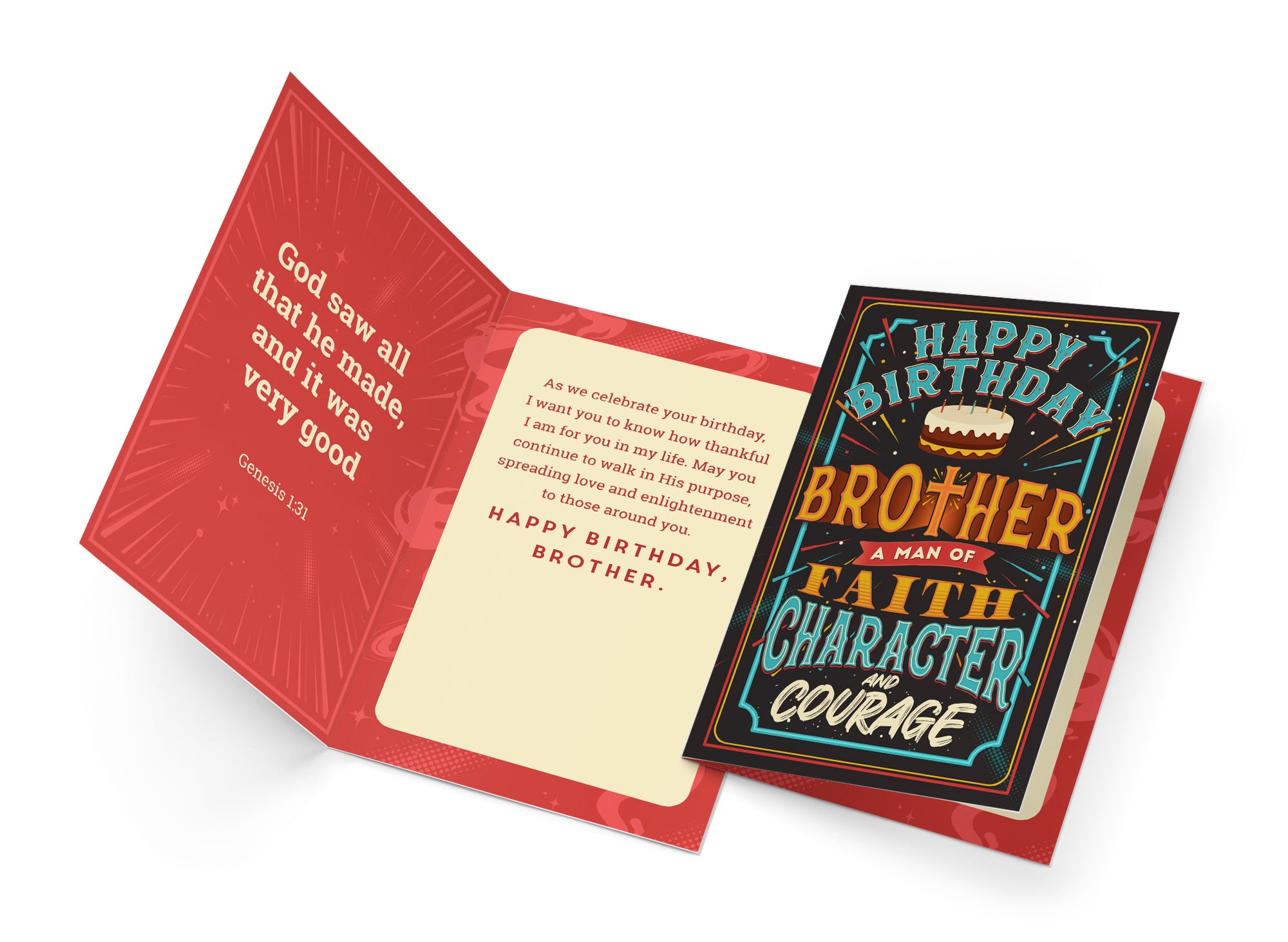 Religious Birthday Card For Brother