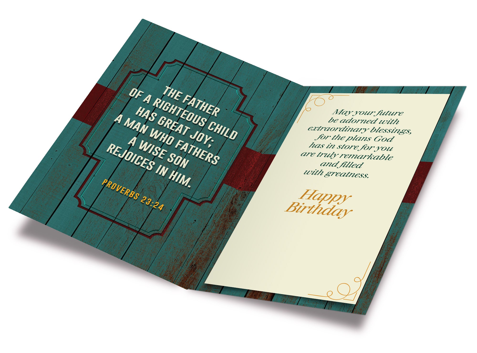 Religious Birthday Card For Son