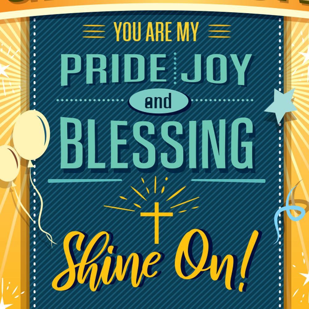 Religious Birthday Card For Grandson