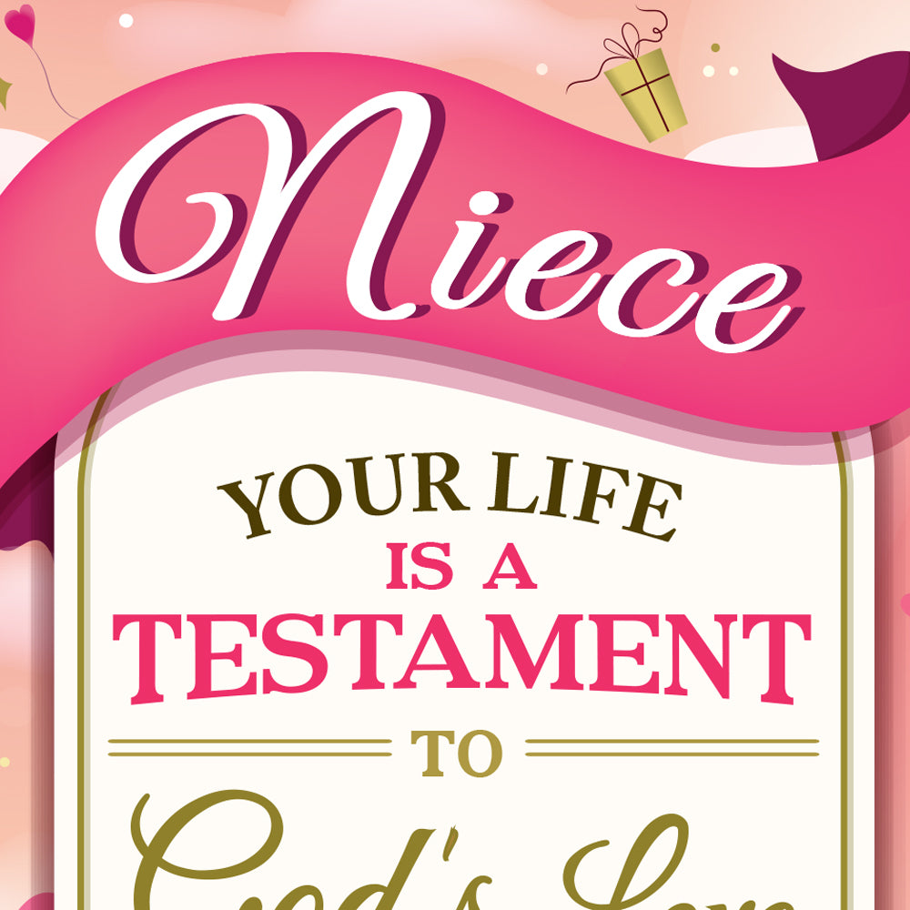 Religious Birthday Card For Niece