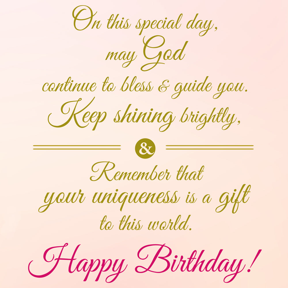 Religious Birthday Card For Niece