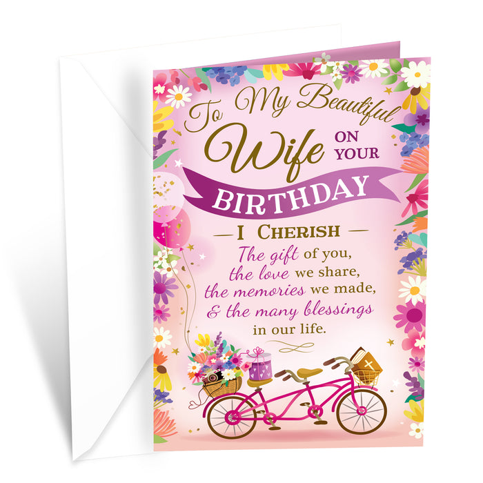 Religious Birthday Card For Wife
