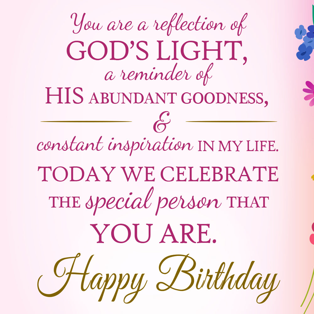 Religious Birthday Card For Wife