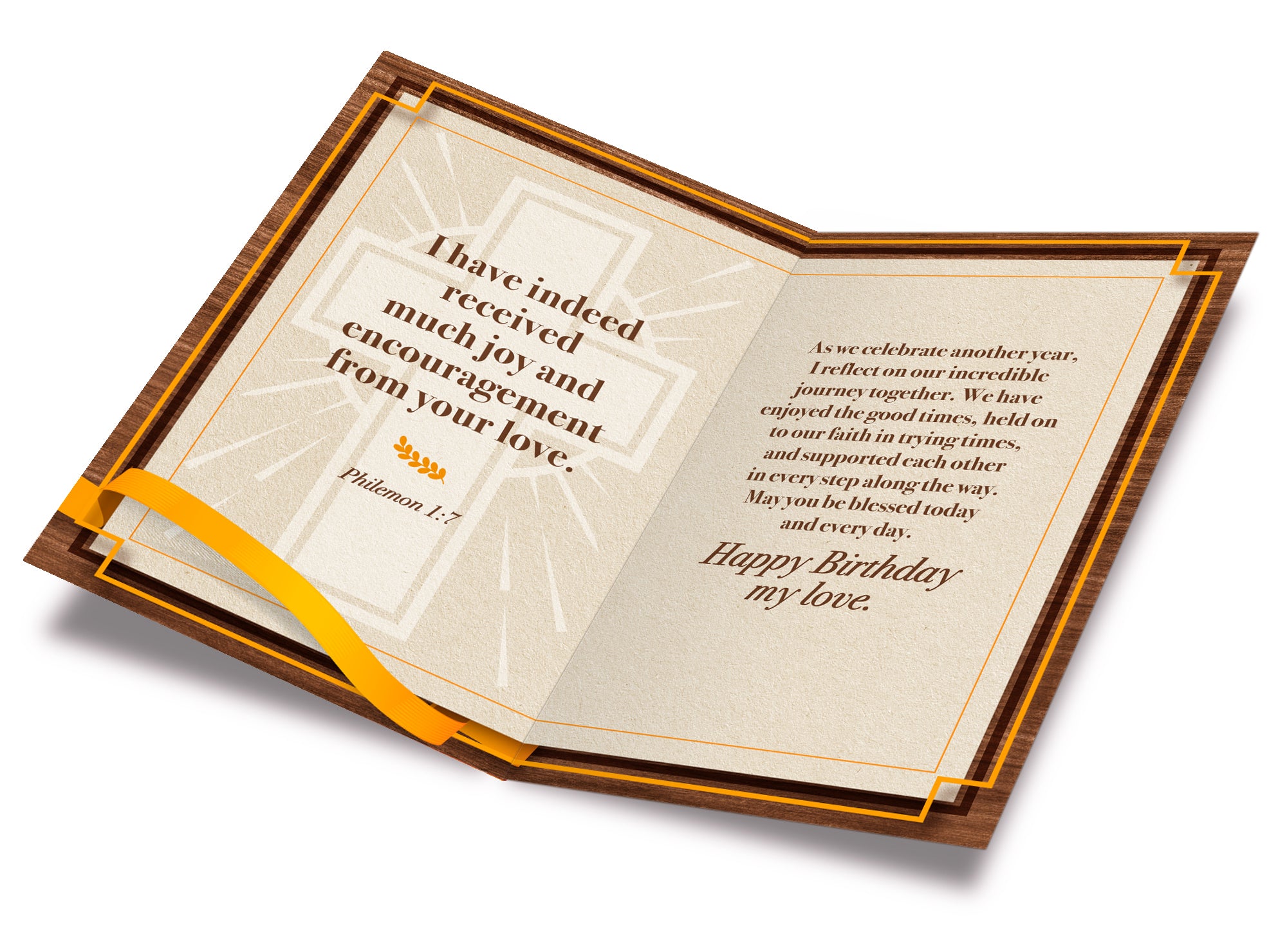 Religious Birthday Card For Husband