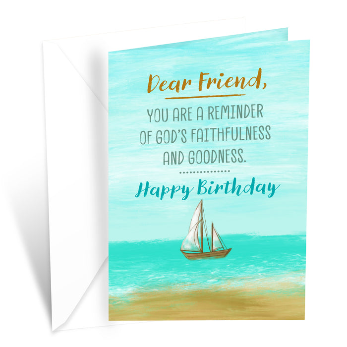 Religious Birthday Card For Friend