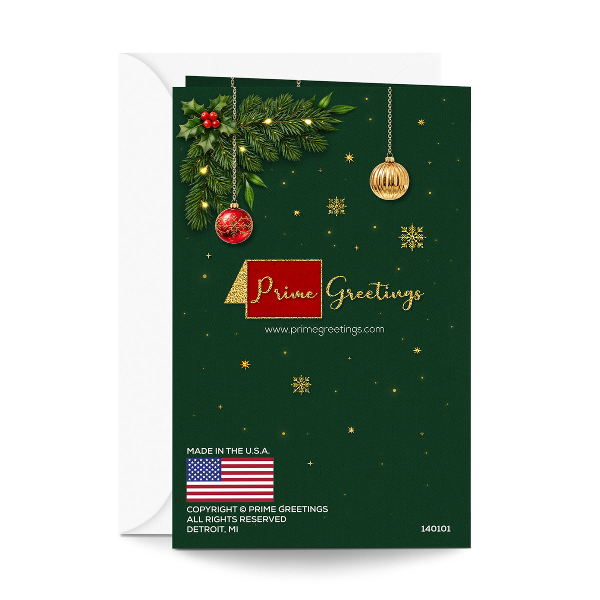 Religious Mom Christmas Card — back