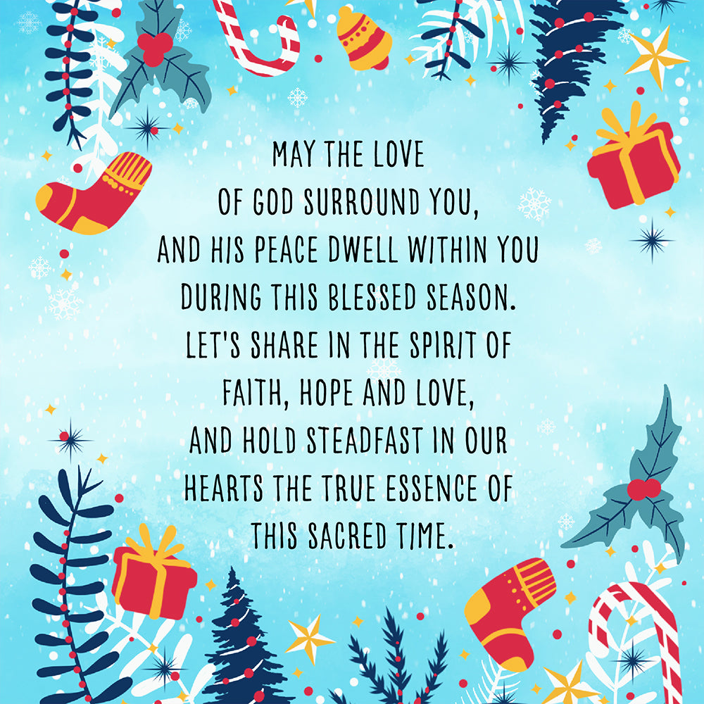 Religious Brother Christmas Card