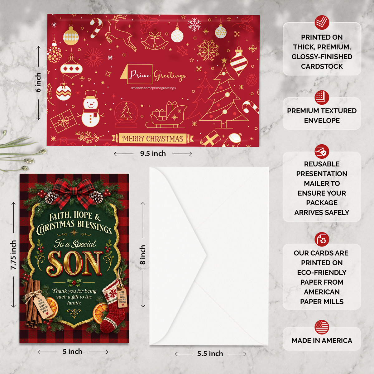 Religious Son Christmas Card — infographic