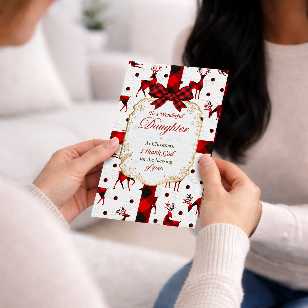 Religious Daughter Christmas Card — lifestyle1