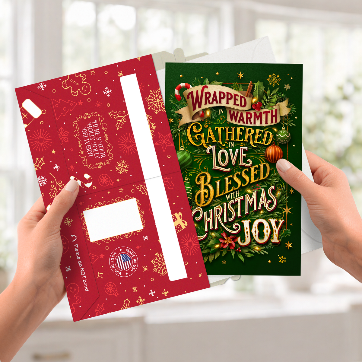 Religious Christmas Card — pullout