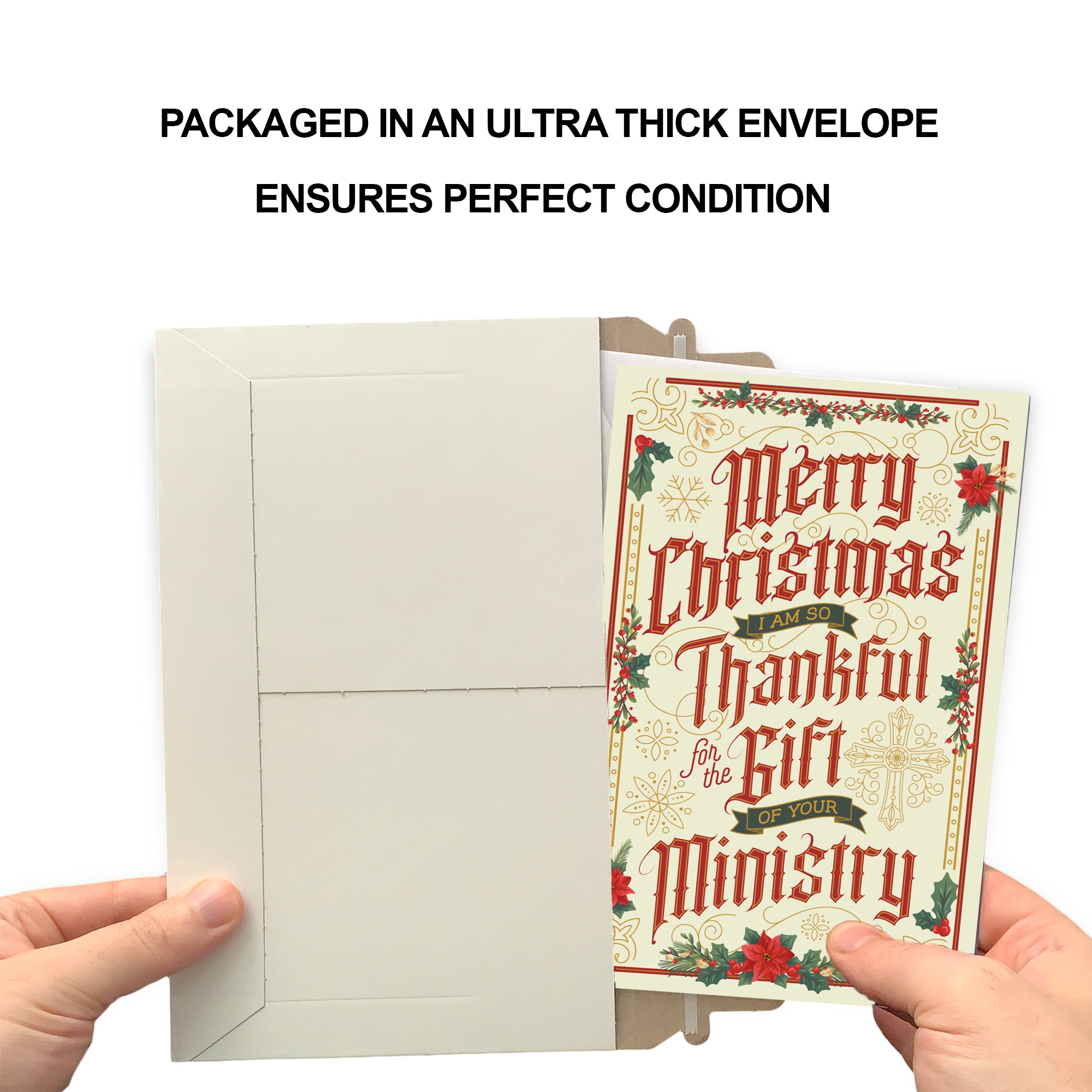 Religious Pastor Priest Christmas Card