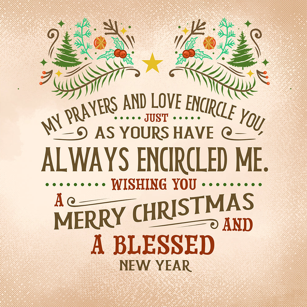 Religious Pastor Christmas Card