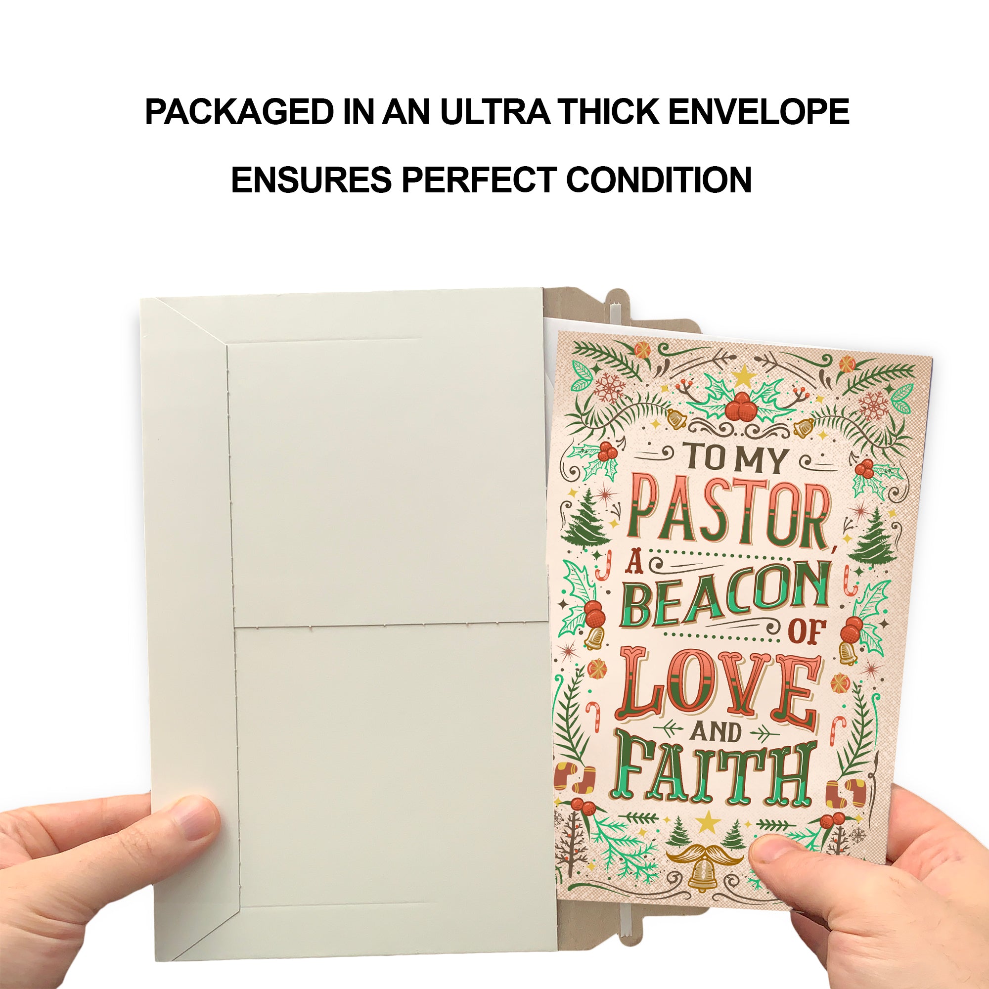 Religious Pastor Christmas Card