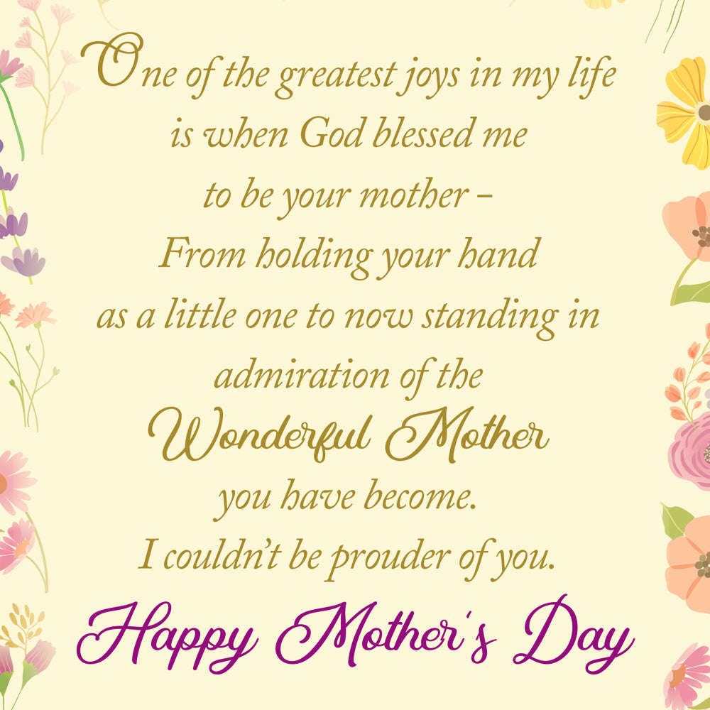 Religious Daughter Mother's Day Card
