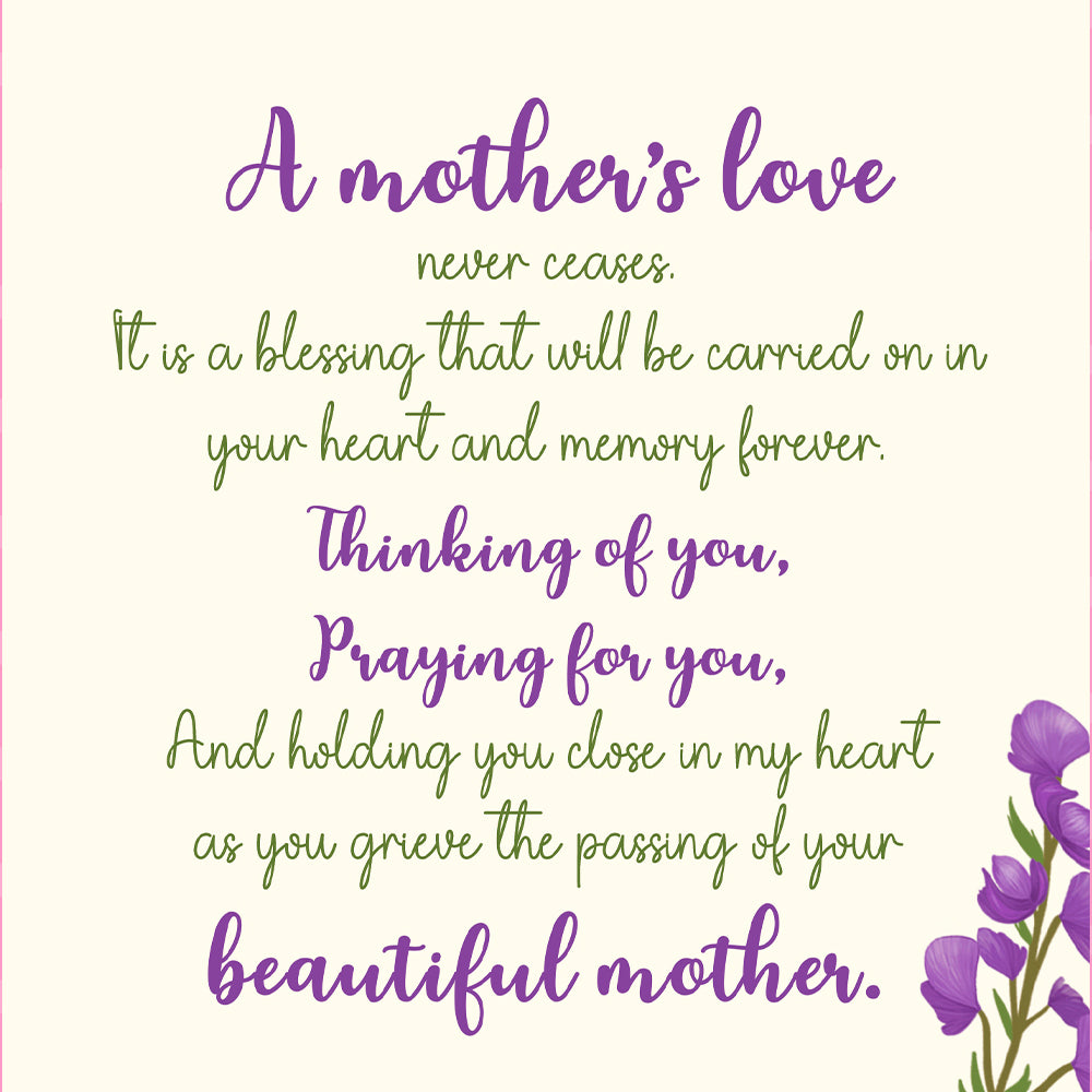 Mom Sympathy Card