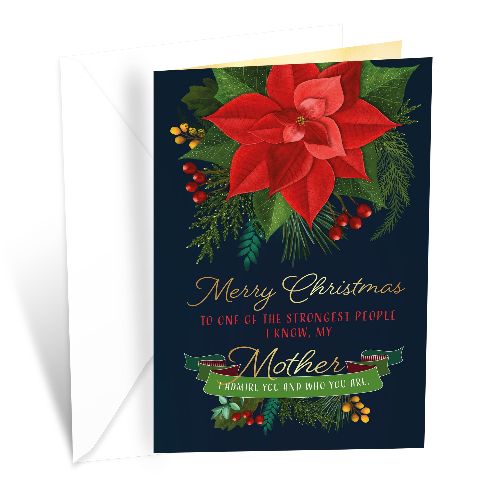Merry Christmas Card For Mom (Mother)