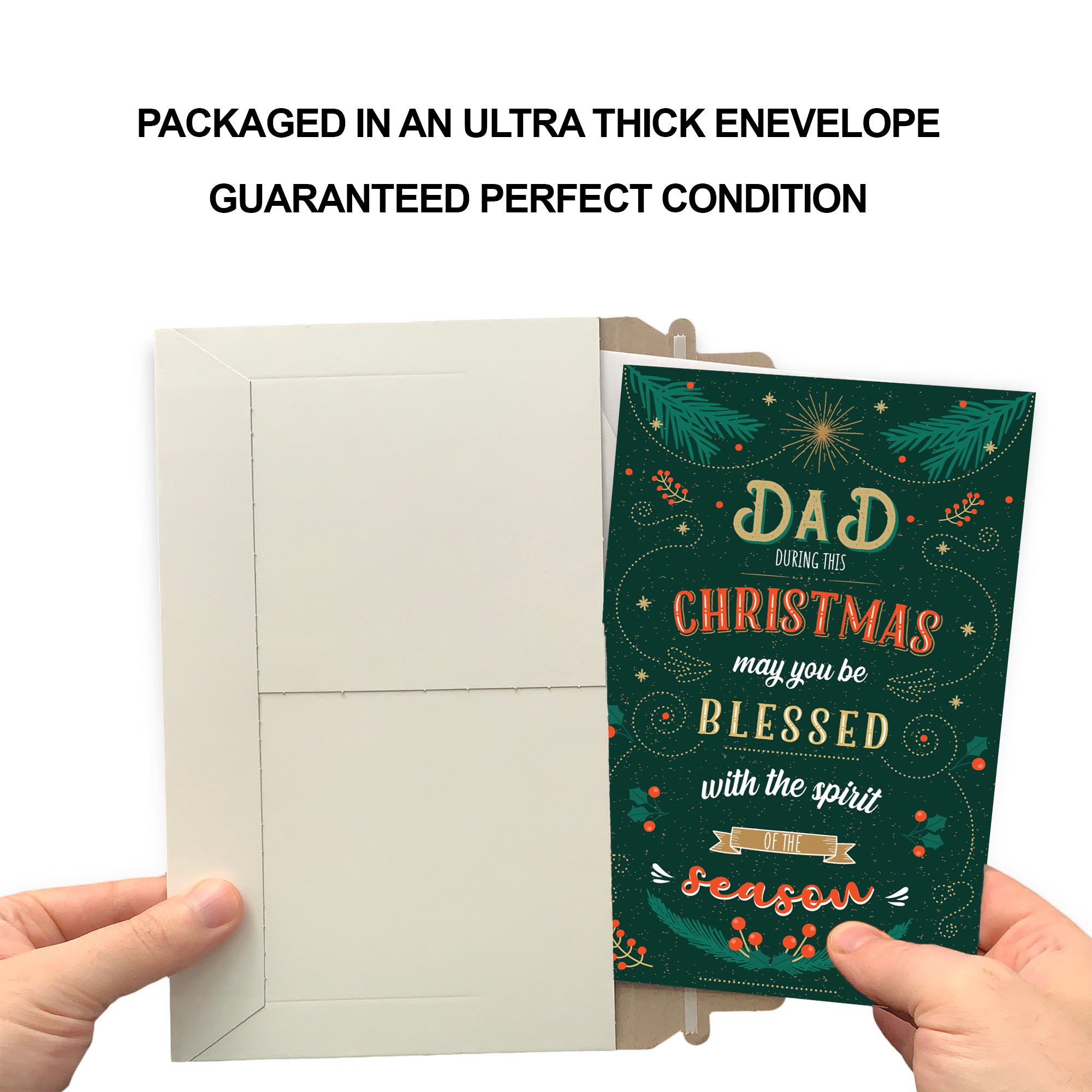 Merry Christmas Card For Dad (Father)