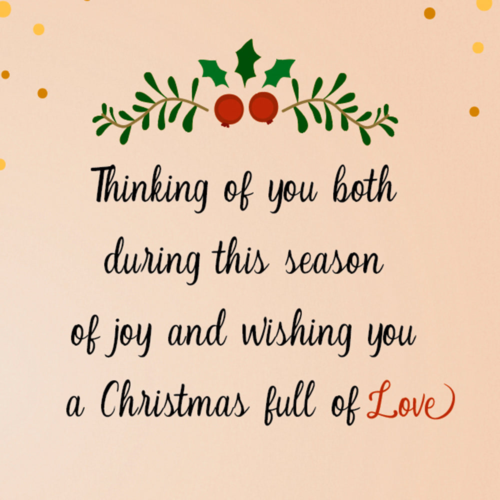 Merry Christmas Card For Brother & Sister