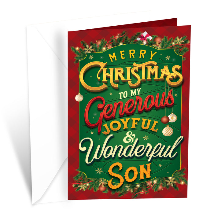Christmas Card For Son