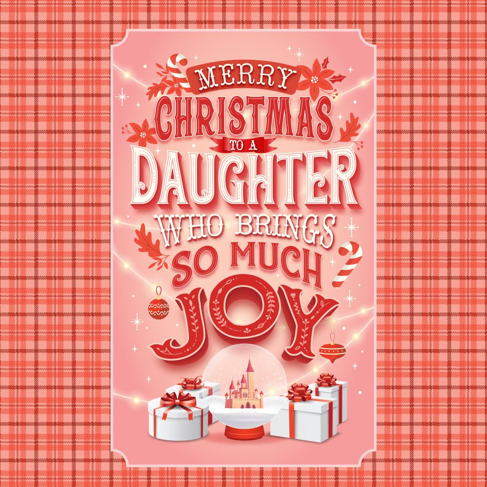 Christmas Card For Daughter