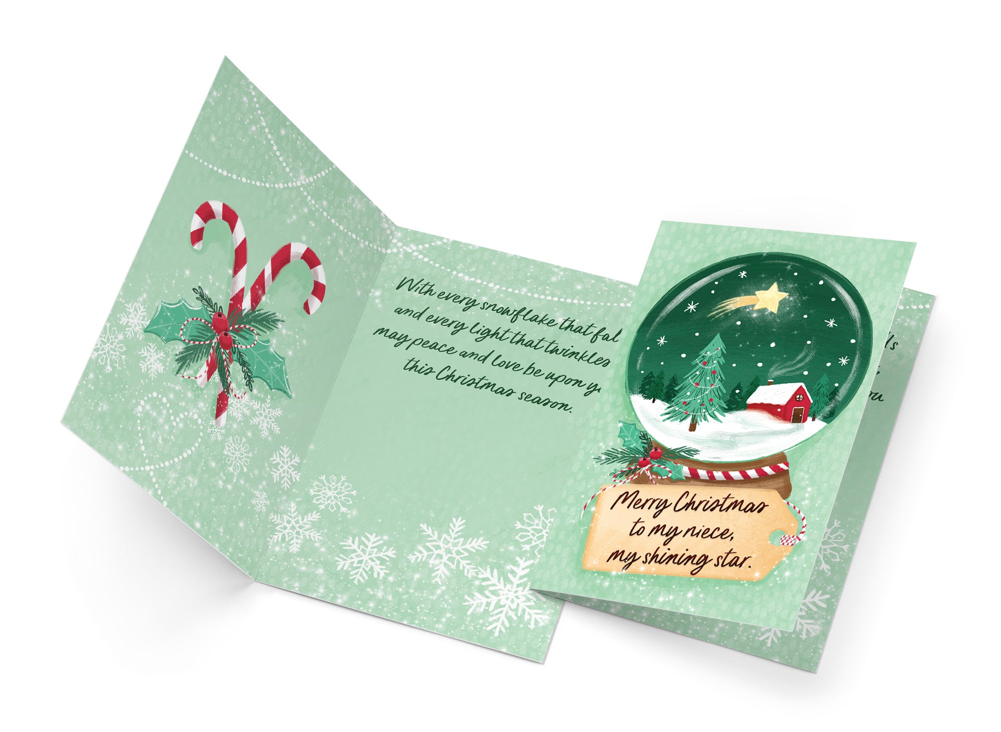 Merry Christmas Card For Niece