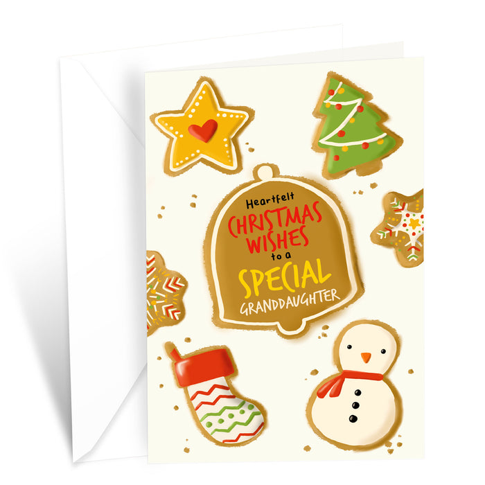 Merry Christmas Card For Granddaughter