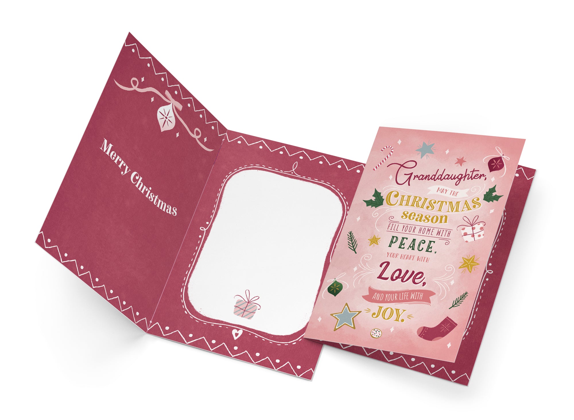 Granddaughter Christmas Card