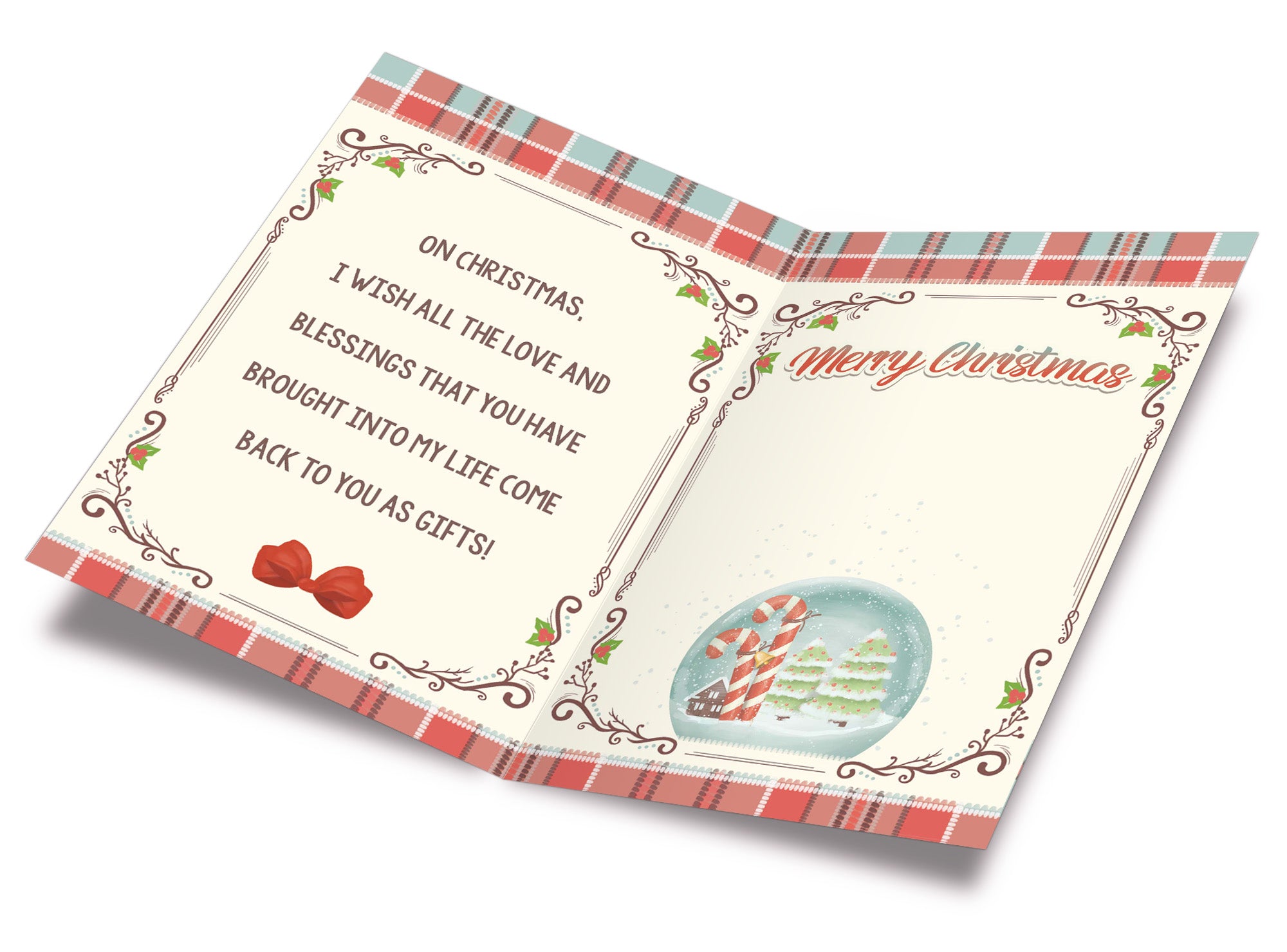 Christmas Card For Granddaughter