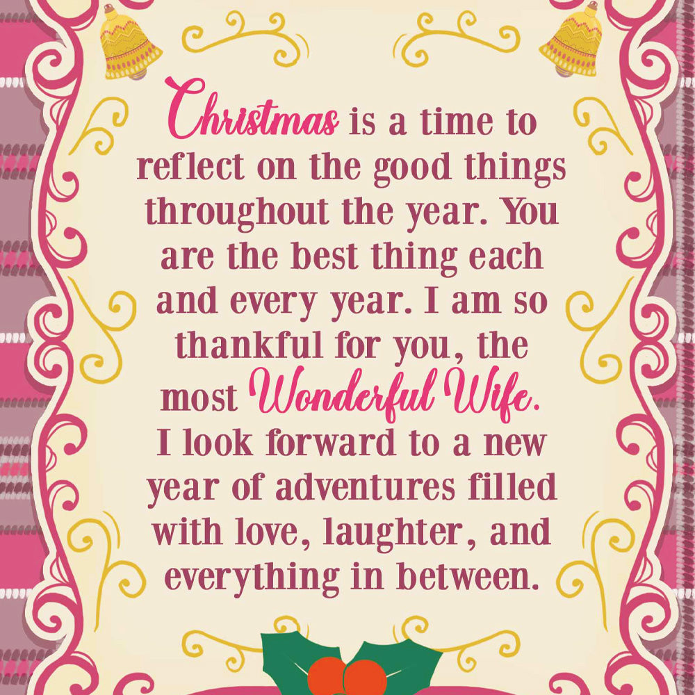 Christmas Card For Wife