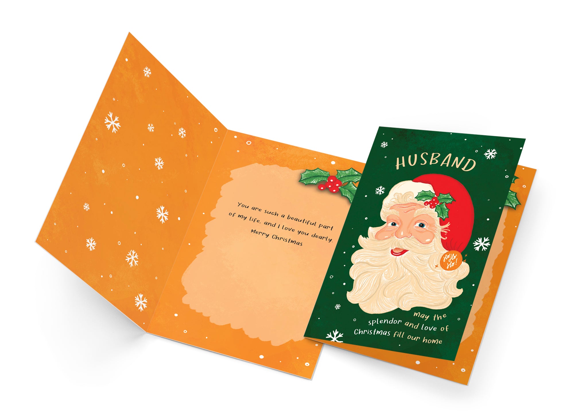 Merry Christmas Card For Husband