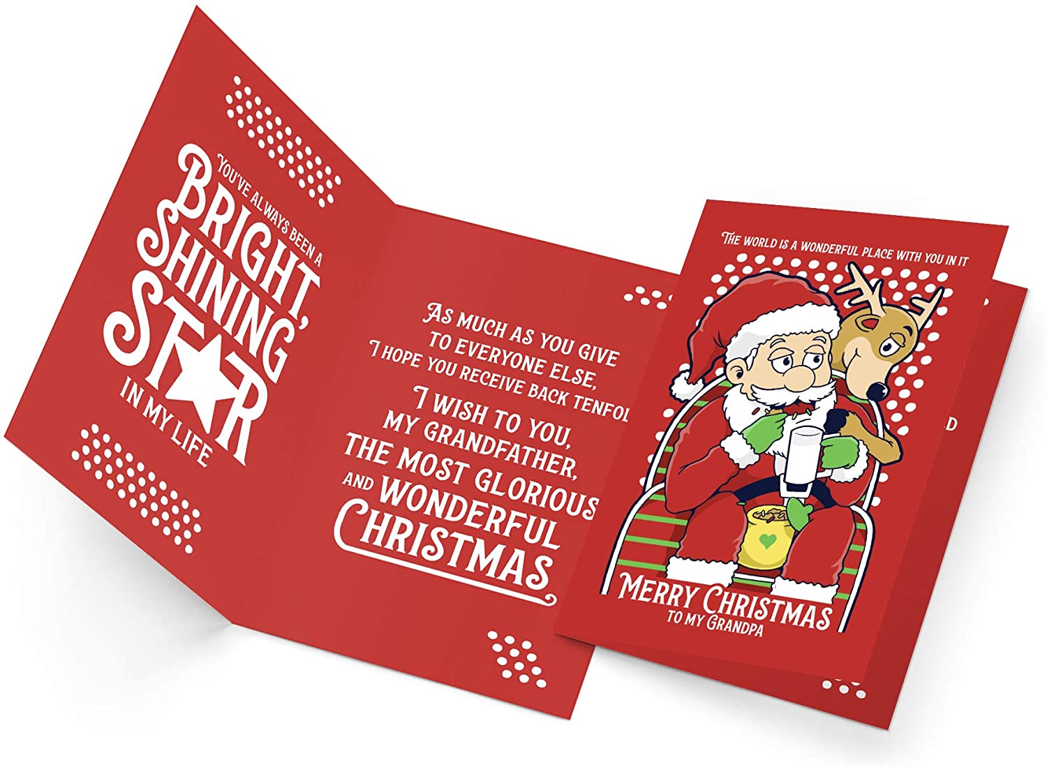 Christmas Card Grandpa