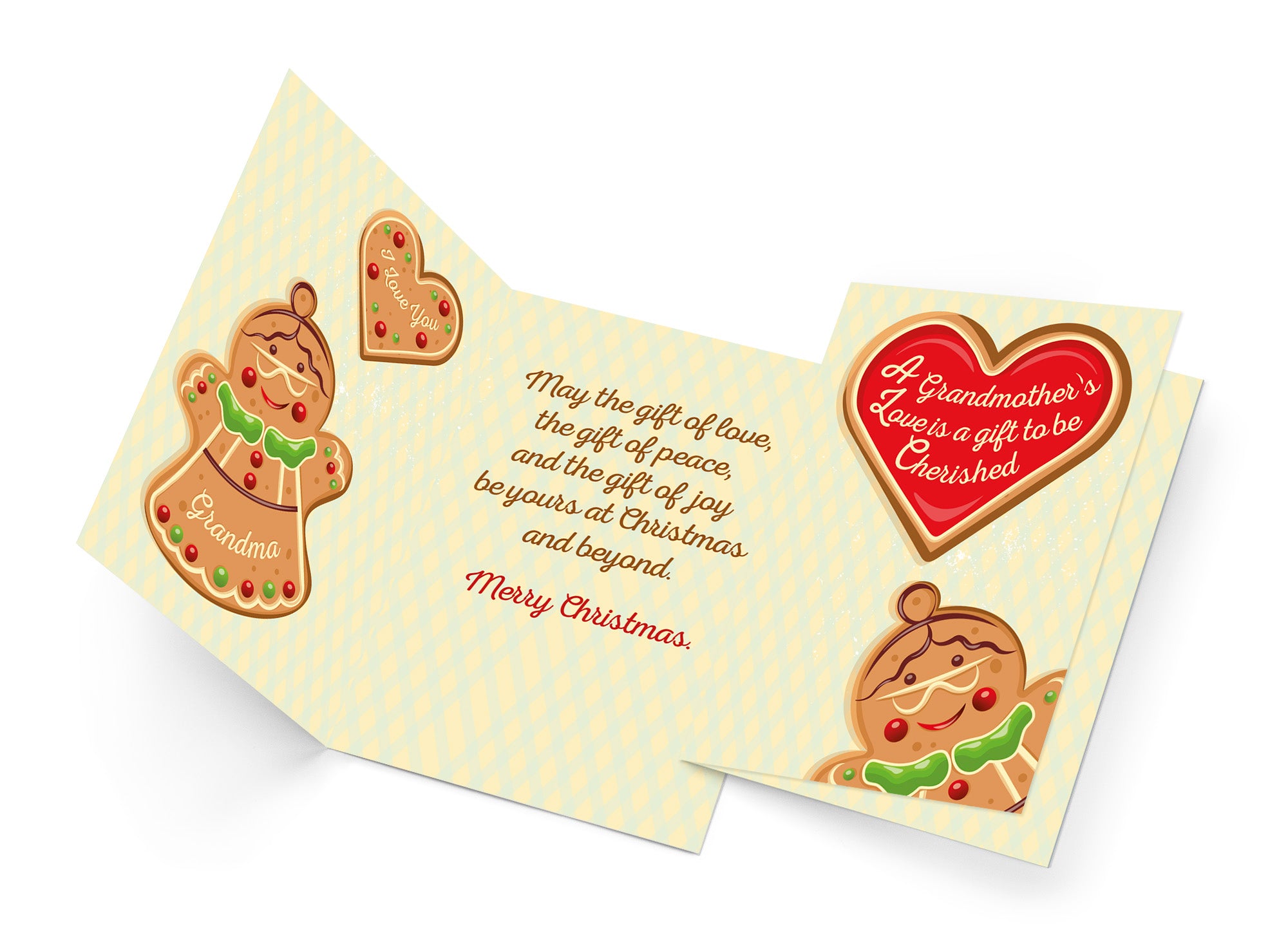 Merry Christmas Card For Grandma