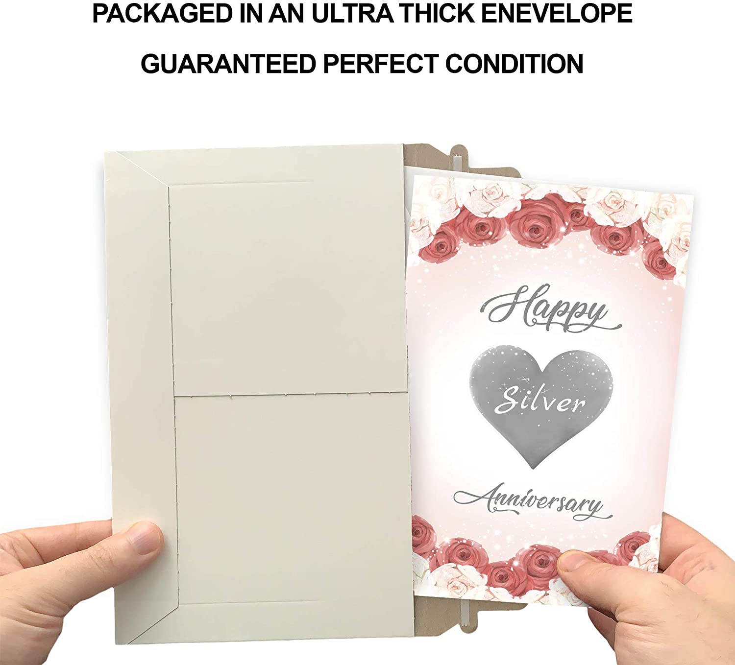 Wedding 25th Silver Anniversary Card