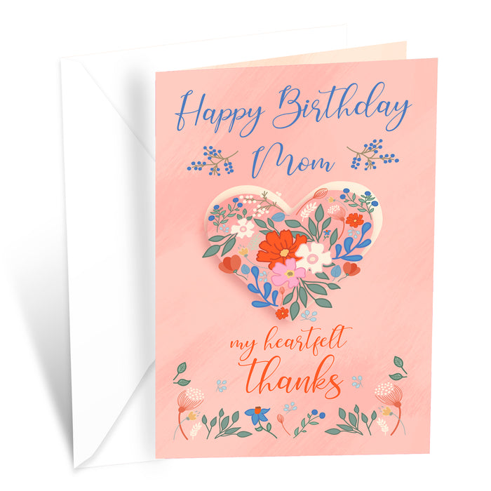 Heartfelt Birthday Card For Mom (Mother)