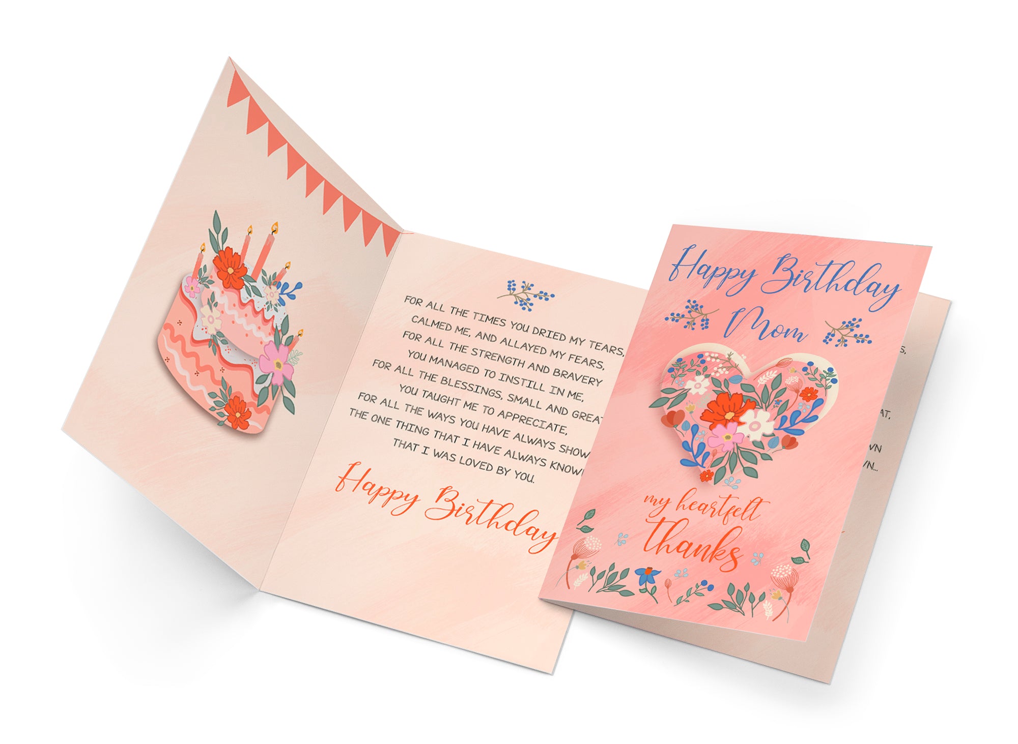 Heartfelt Birthday Card For Mom (Mother)