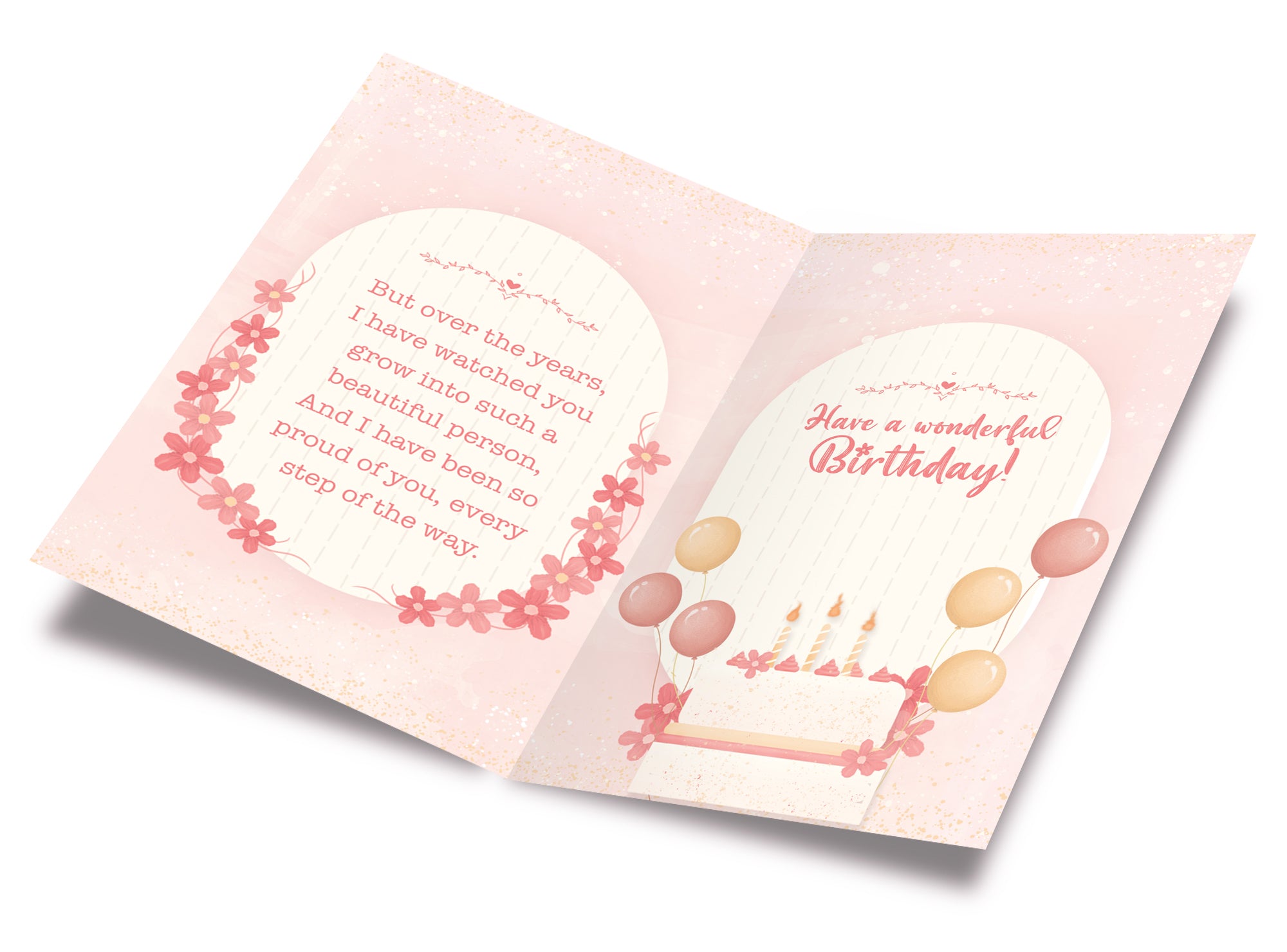 Birthday Card For Niece