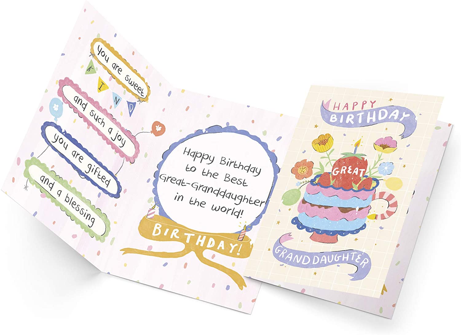 Birthday Card Great Granddaughter