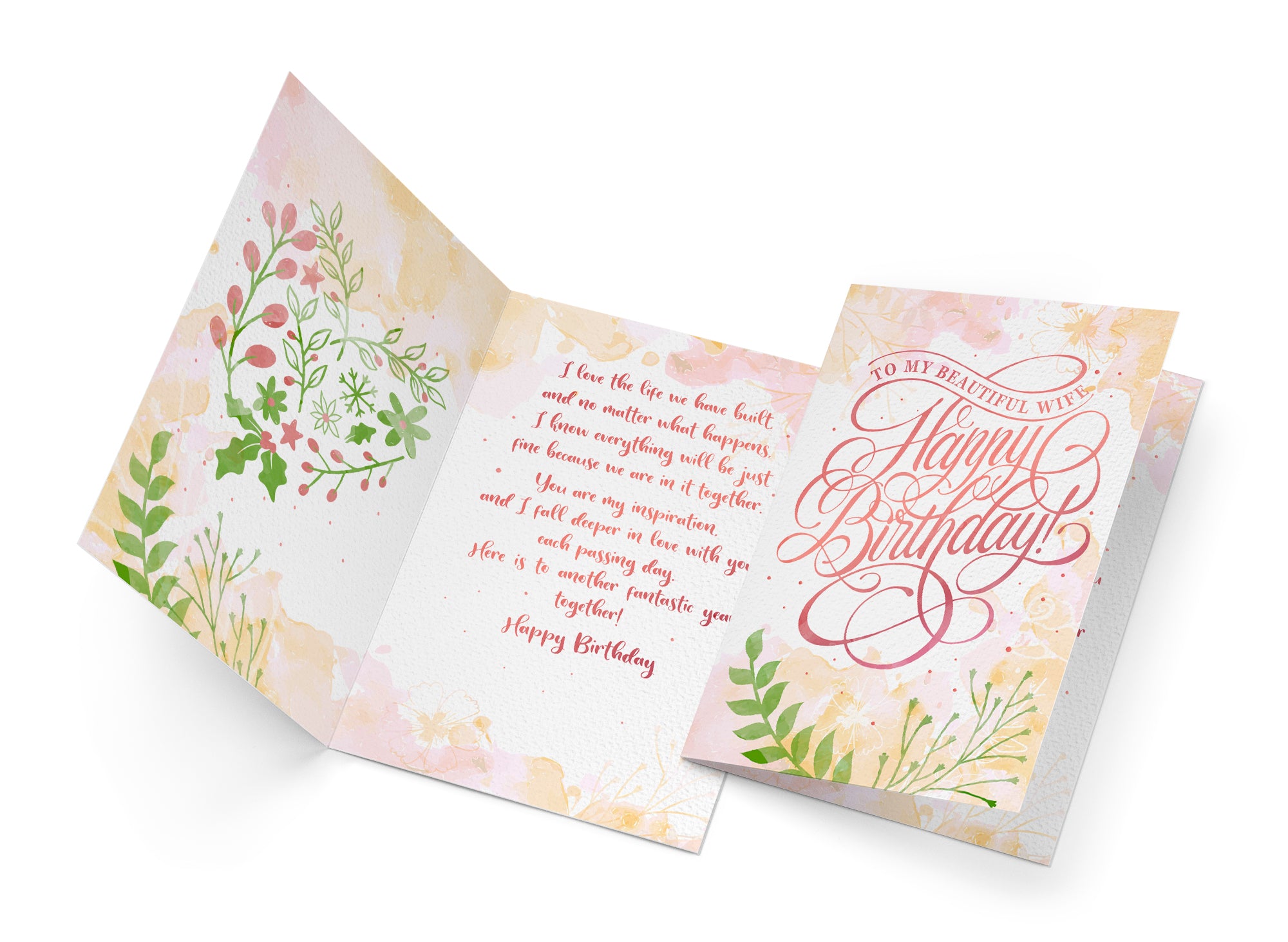 Happy Birthday Card For Wife