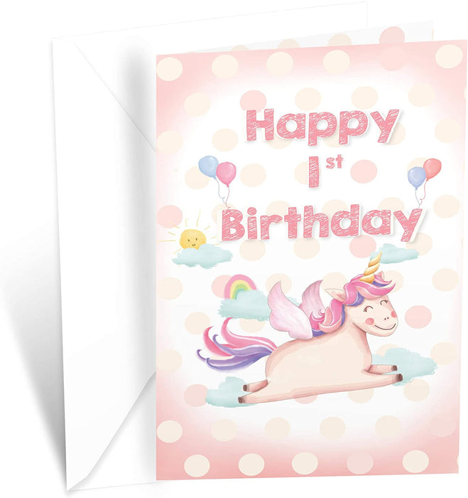 First (1st) Birthday Card