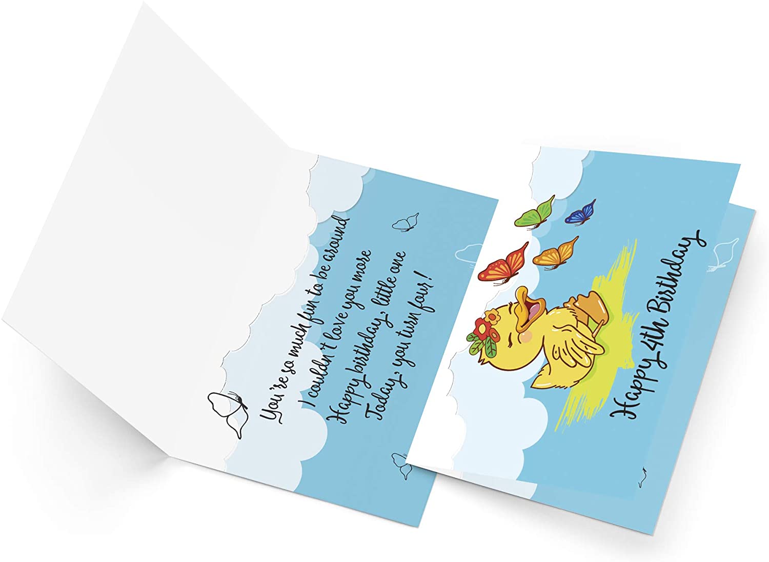 Fourth (4th) Birthday Card