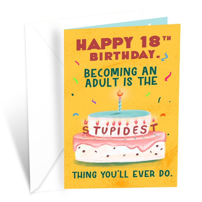 18th Birthday Card Funny