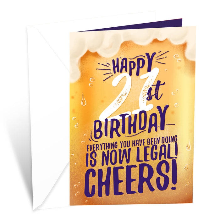 21st Birthday Card Funny