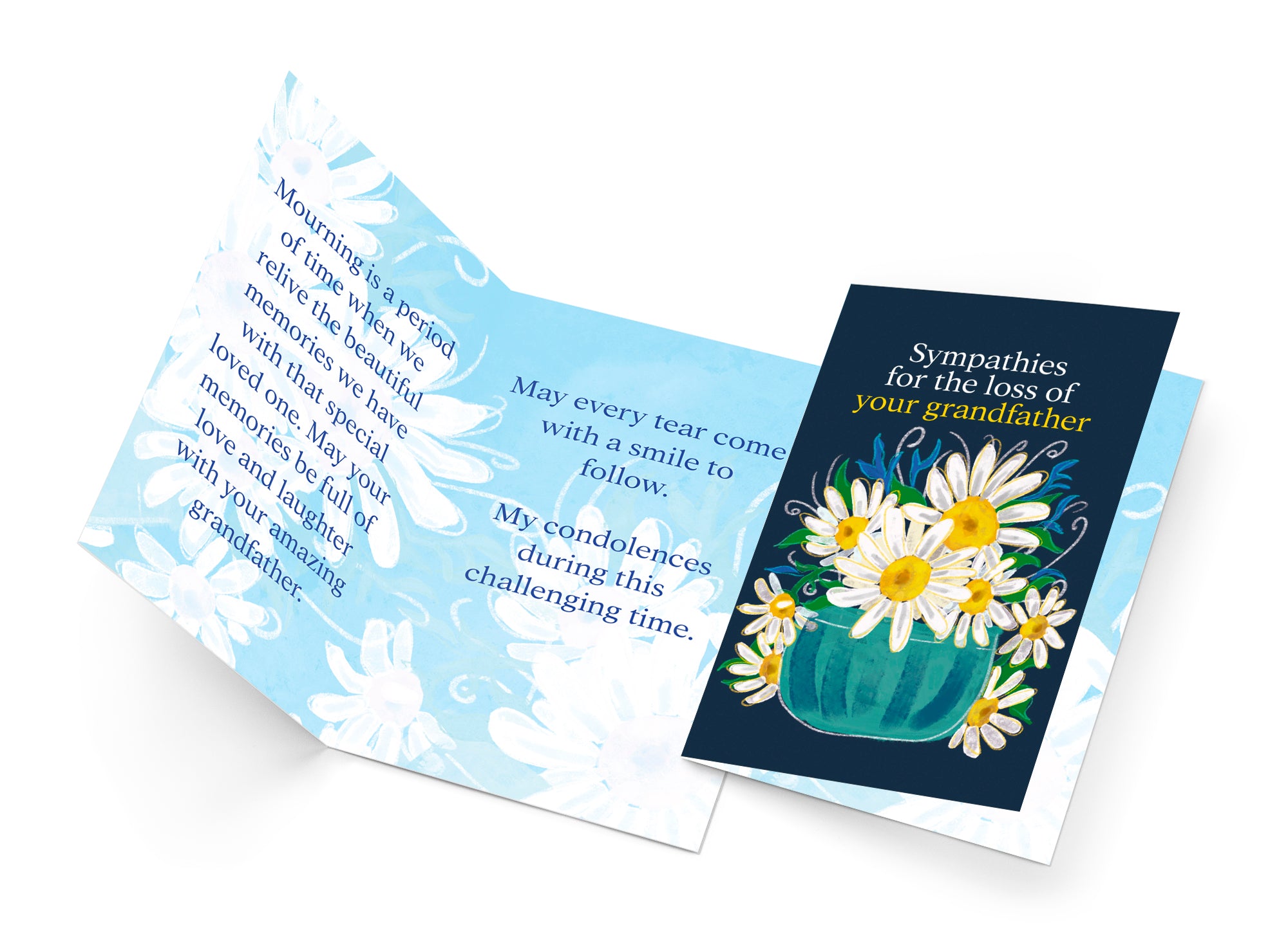 Sympathy Card Loss of Grandpa (Grandfather)