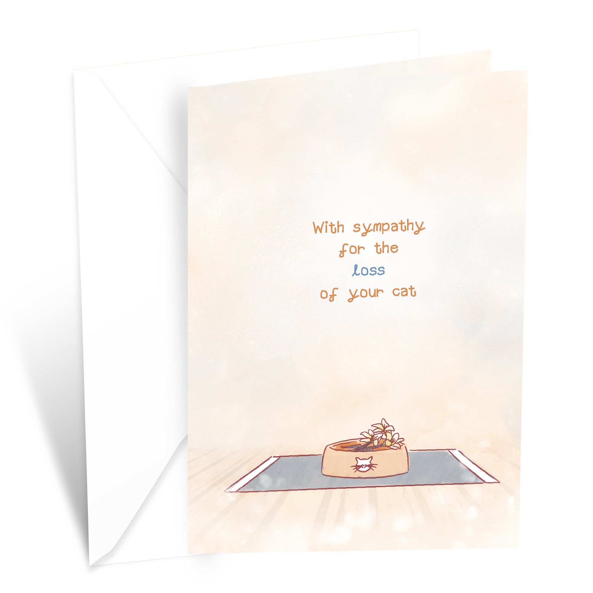 Loss of Cat Sympathy Card