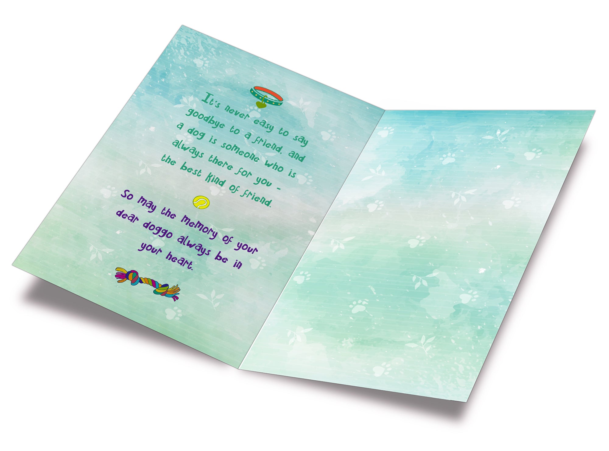 Sympathy Card Loss of Dog