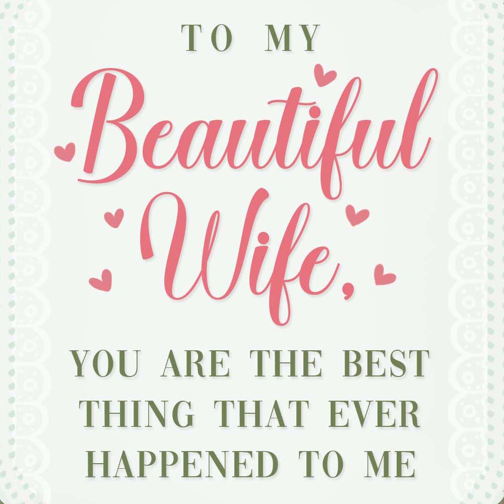 Valentine's Day Card For Wife