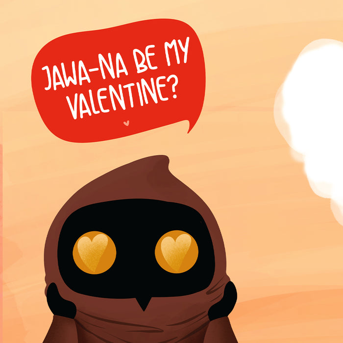 Funny Yoda Pun Valentine's Day Card